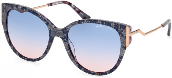 GUESS by Marciano GM0834 Sunglasses, 92W - Blue/other / Gradient Blue  - Fall Image Campaign