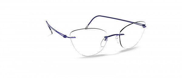 Silhouette Lite Spirit RL NC Eyeglasses, 4640 Cobalt Blue