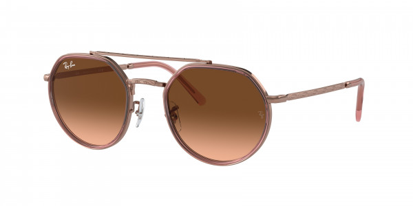 Ray-Ban RB3765 Sunglasses, 9069A5 COPPER PINK GRADIENT BROWN (COPPER)