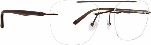 Totally Rimless TR Quattro 365 Eyeglasses, Dark Brown