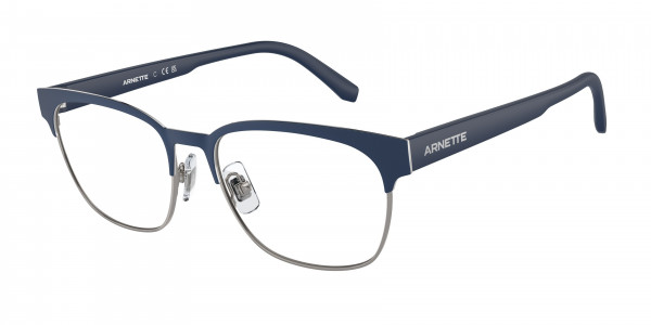 Arnette AN6138 WATERLY Eyeglasses, 744 WATERLY MATTE DARK BLUE (BLUE)