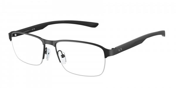 Armani Exchange AX1061 Eyeglasses, 6000 MATTE BLACK (BLACK)