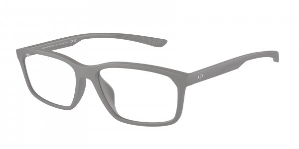 Armani Exchange AX3108U Eyeglasses, 8180 MATTE GREY (GREY)