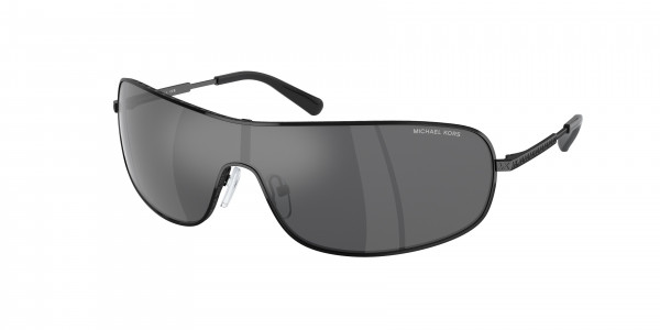 Michael Kors MK1139 AIX Sunglasses, 10056G AIX BLACK DARK GREY SOLID (BLACK)