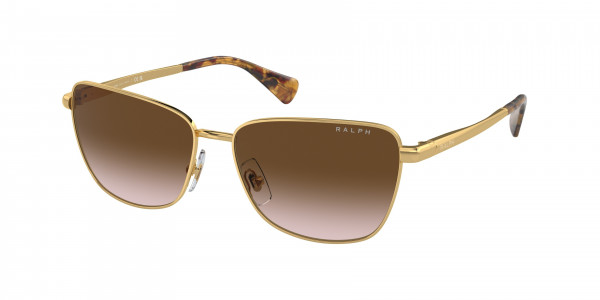Ralph RA4143 Sunglasses, 900413 SHINY GOLD GRADIENT BROWN (GOLD)