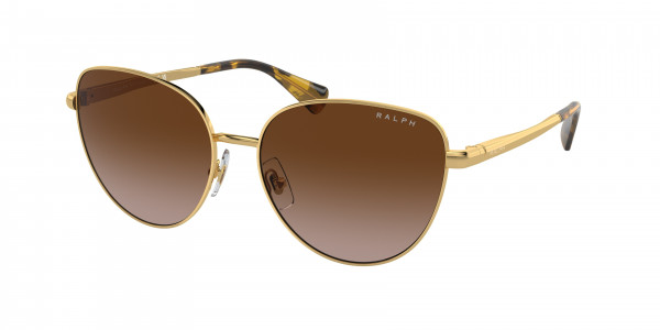 Ralph RA4144 Sunglasses, 900413 SHINY GOLD GRADIENT BROWN (GOLD)