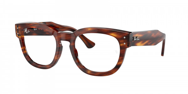 Ray-Ban Optical RX0298VF MEGA HAWKEYE Eyeglasses, 2144 MEGA HAWKEYE STRIPED HAVANA (BROWN)