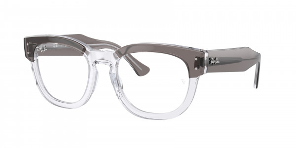 Ray-Ban Optical RX0298VF MEGA HAWKEYE Eyeglasses, 8111 MEGA HAWKEYE GREY ON TRANSPARE (GREY)