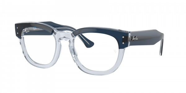 Ray-Ban Optical RX0298VF MEGA HAWKEYE Eyeglasses, 8324 MEGA HAWKEYE BLU ON TRANSPAREN (BLUE)