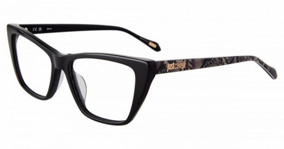 Just Cavalli VJC045 Eyeglasses, SHINY BLACK (0700)