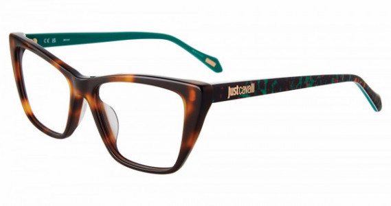 Just Cavalli VJC045 Eyeglasses, HAVANA BROWN (09AJ)