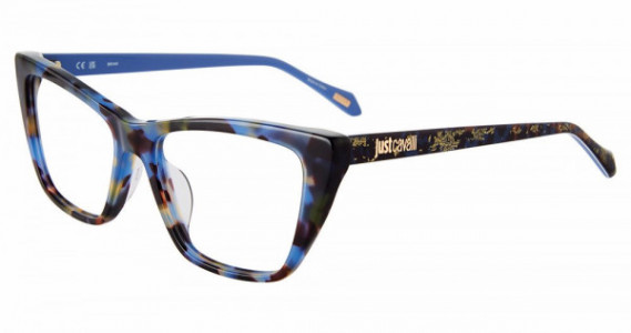 Just Cavalli VJC045 Eyeglasses, BROWN/BLUE HAV (09UV)
