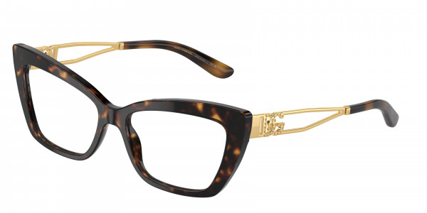Dolce & Gabbana DG3375B Eyeglasses, 502 HAVANA (TORTOISE)