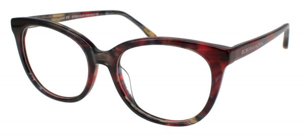 BCBGMAXAZRIA SERISSA Eyeglasses, Black Wine Multi