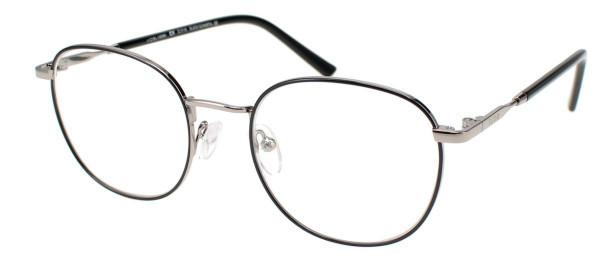IZOD 2116 Eyeglasses, Black/gunmetal