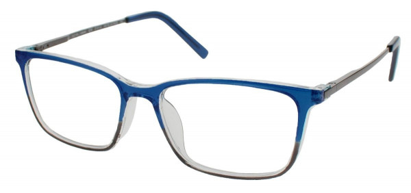 IZOD 2118 Eyeglasses, Ink Blue Fade
