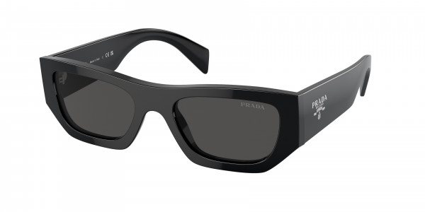 Prada PR A01S Sunglasses, 16K08Z BLACK DARK GREY (BLACK)