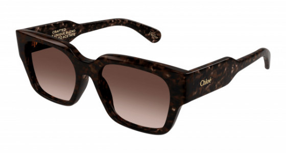Chloé CH0190S Sunglasses, 002 - HAVANA with COPPER lenses