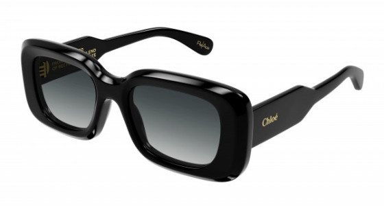 Chloé CH0188S Sunglasses, 001 - BLACK with GREY lenses