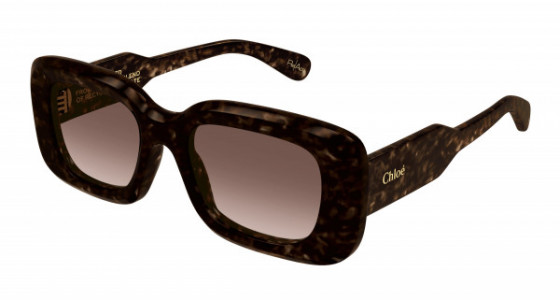 Chloé CH0188S Sunglasses, 002 - HAVANA with COPPER lenses