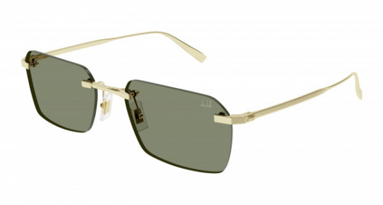 dunhill DU0061S Sunglasses, 002 - GOLD with GREEN lenses