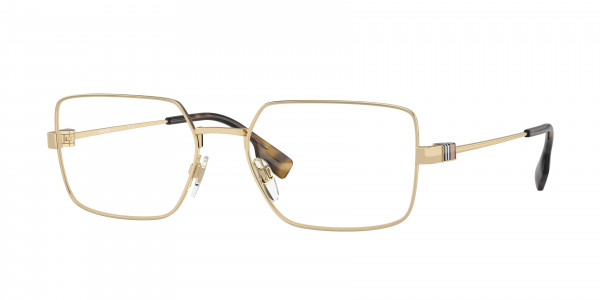 Burberry BE1380 Eyeglasses, 1109 LIGHT GOLD (GOLD)