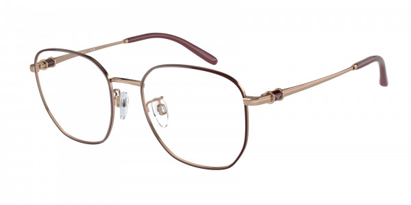 Emporio Armani EA1134D Eyeglasses, 3334 ROSE GOLD/BORDEAUX (GOLD)