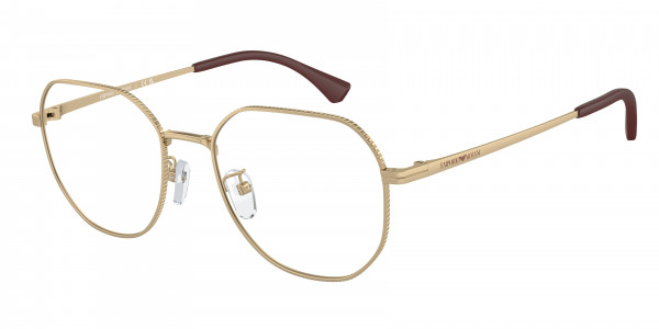 Emporio Armani EA1154D Eyeglasses, 3371 MATTE PALE GOLD (GOLD)
