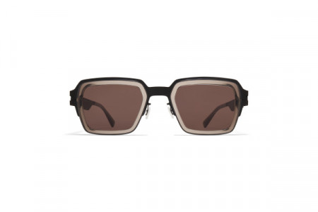 Mykita LENNON Sunglasses, A77 Black/Clear Ash