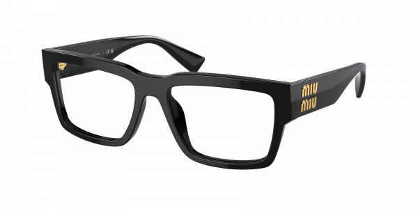 Miu Miu MU 02XV Eyeglasses, 1AB1O1 BLACK