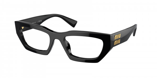 Miu Miu MU 03XV Eyeglasses, 1AB1O1 BLACK