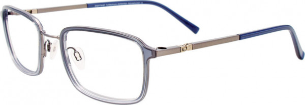 EasyTwist CT279 Eyeglasses, 020 - Cryst Gr & Steel