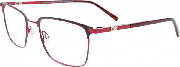 EasyTwist CT277 Eyeglasses, 090 - Brushed Black & Red / Red
