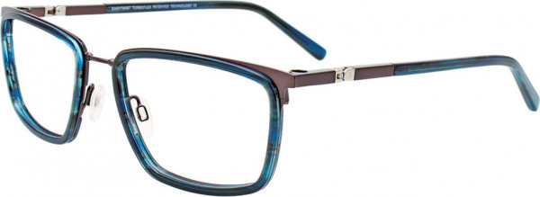 EasyTwist CT272 Eyeglasses, 050 - Dark Blue Marb & Matt Dk Grey
