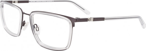 EasyTwist CT272 Eyeglasses, 070 - Crystal & Matt Dark Grey