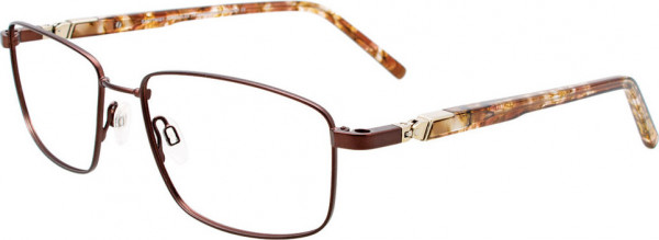 EasyTwist CT271 Eyeglasses, 010 - Satin Dark Brown/Brown Marbled
