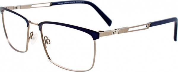 EasyTwist CT264 Eyeglasses, 050 - Matt Dark Blue & Matt Steel