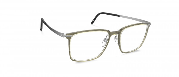 Silhouette Momentum Aurum Full Rim L013 Eyeglasses, 6060 Greyish Bamboo / Ruthenium
