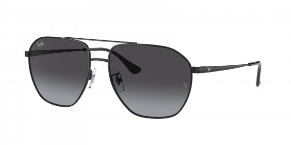 Ray-Ban RB3692D Sunglasses, 002/8G BLACK GREY GRADIENT (BLACK)
