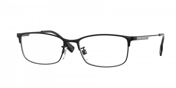 Burberry BE1357TD Eyeglasses, 1007 BLACK