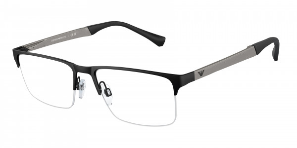 Emporio Armani EA1110D Eyeglasses, 3001 MATTE BLACK (BLACK)