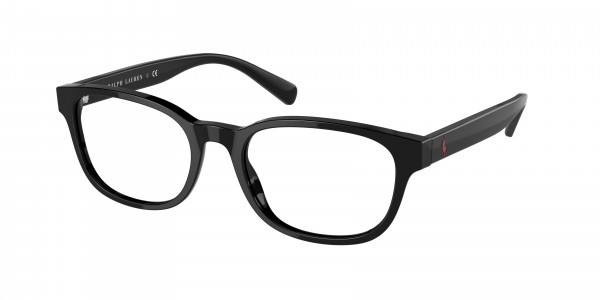 Polo PH2244F Eyeglasses, 5001 SHINY BLACK (BLACK)