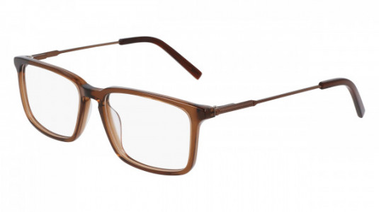 Marchon M-3018 Eyeglasses, (205) SHINY BROWN CRYSTAL