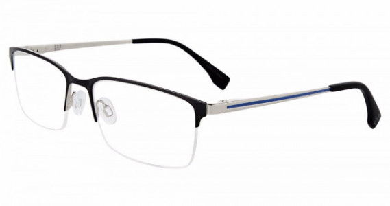 GAP VGP032 Eyeglasses, BLACK W/SILVER (0BLA)