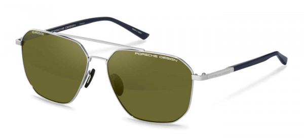 Porsche Design P8967 Sunglasses, SILVER GREEN (B417)