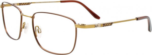 EasyTwist CT281 Eyeglasses, 010 - Antique Gold & Brown
