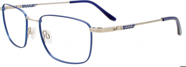 EasyTwist CT281 Eyeglasses, 050 - Steel & Blue