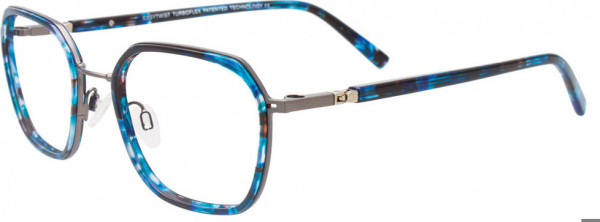 EasyTwist CT280 Eyeglasses, 050 - Blue Tortoise & Steel