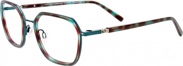 EasyTwist CT280 Eyeglasses, 060 - Green Tortoise & Green
