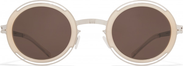 Mykita PEARL Sunglasses, A89-Shiny Silver/Blonde